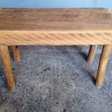 Bench / stool 50 cm old solid wood with patina