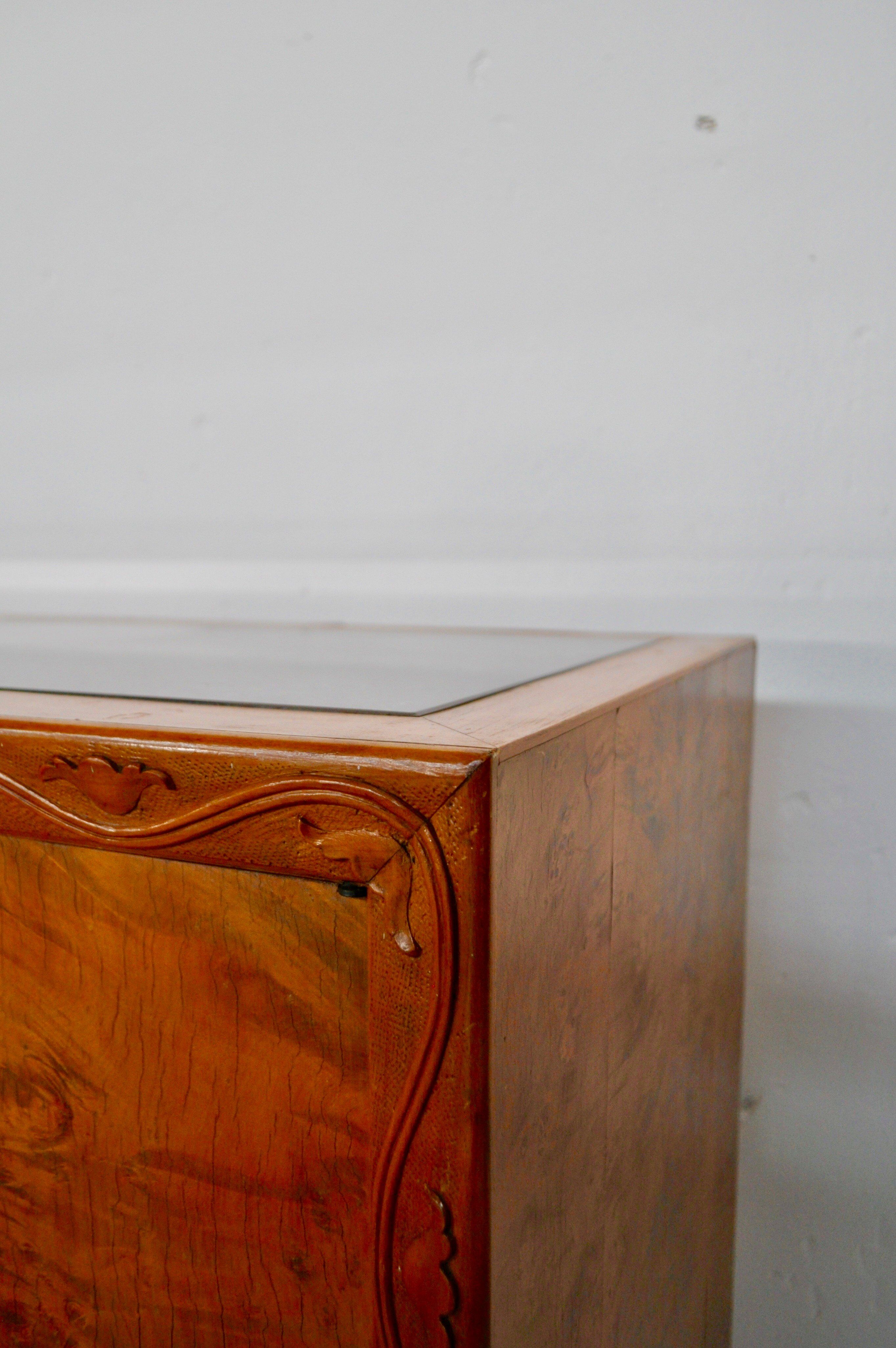 Mid-Century Italian Cherrywood and Walnut Sideboards, 1950s