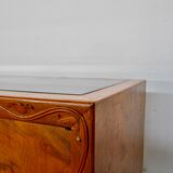Mid-Century Italian Cherrywood and Walnut Sideboards, 1950s