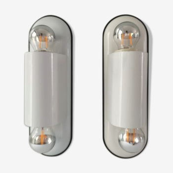 Dui model wall lamps by Vico Magistretti for Artemide