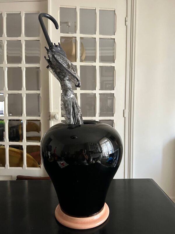 grand vase en céramique émaillée