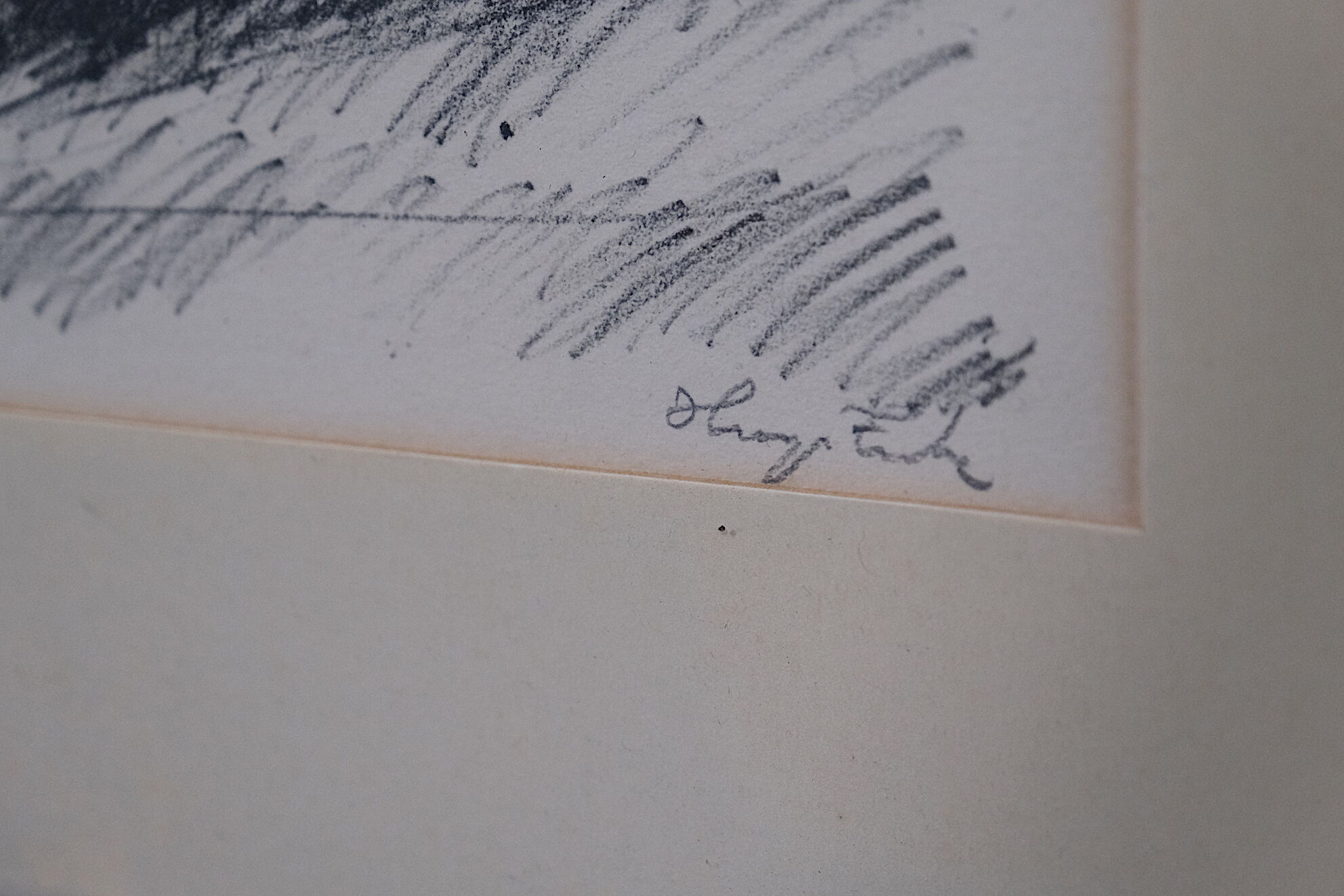 Original Lithograph by listed Swedish Artist Hugo Zuhr, Signed, 1960's