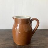 Set of 3 glazed stoneware jugs