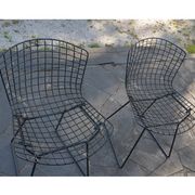 Set of 4 chairs "Wire" by Harry Bertoia, edition Knoll 1st edition