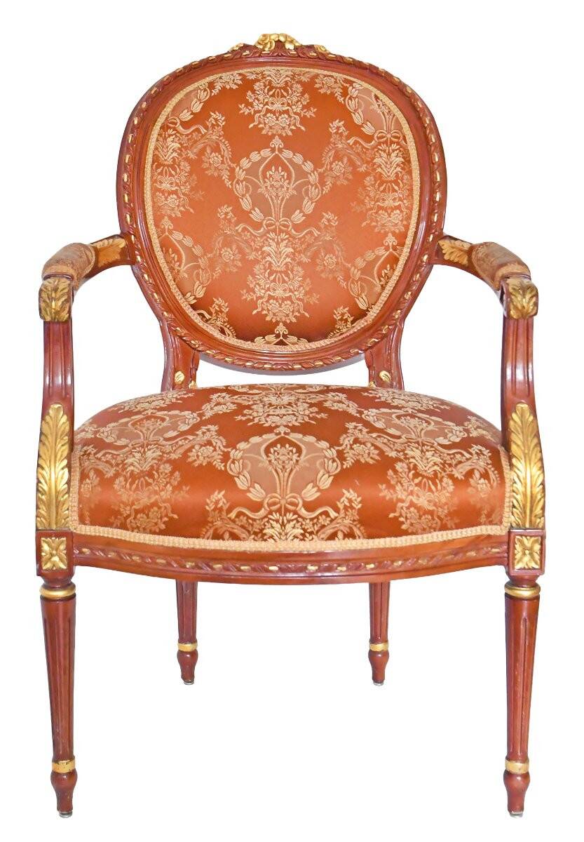 Suite de 3 fauteuils cabriolet de style Louis XVI