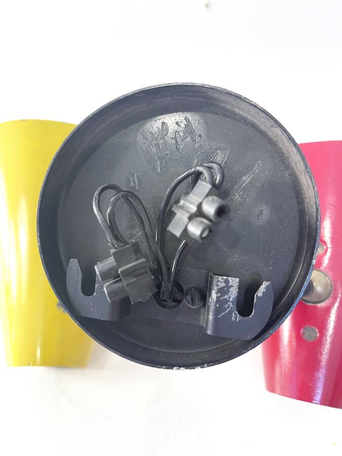 Double two-tone wall light, 1960