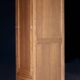 Rare: Parisian wardrobe, oak bonnetière from the 1950s