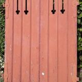 Pair of old openwork shutters
