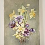 Ancient floral tableau