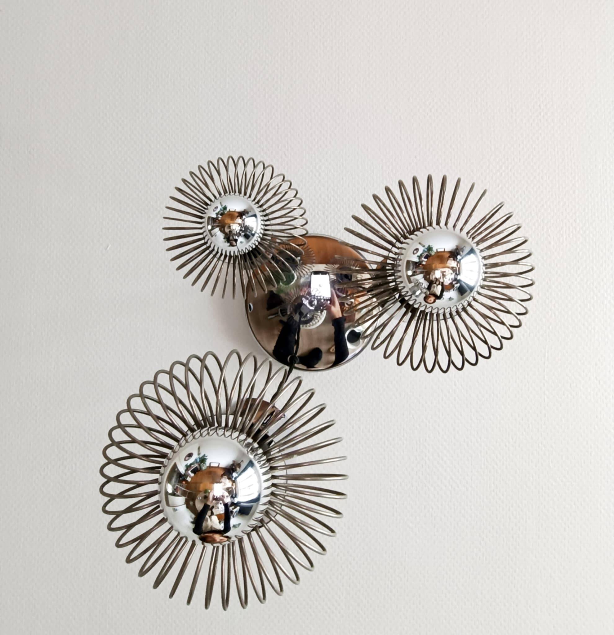 Space Age chandelier by Philippe Rogier for Oxar, 1970