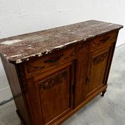 Louis XVI buffet in wood and marble
