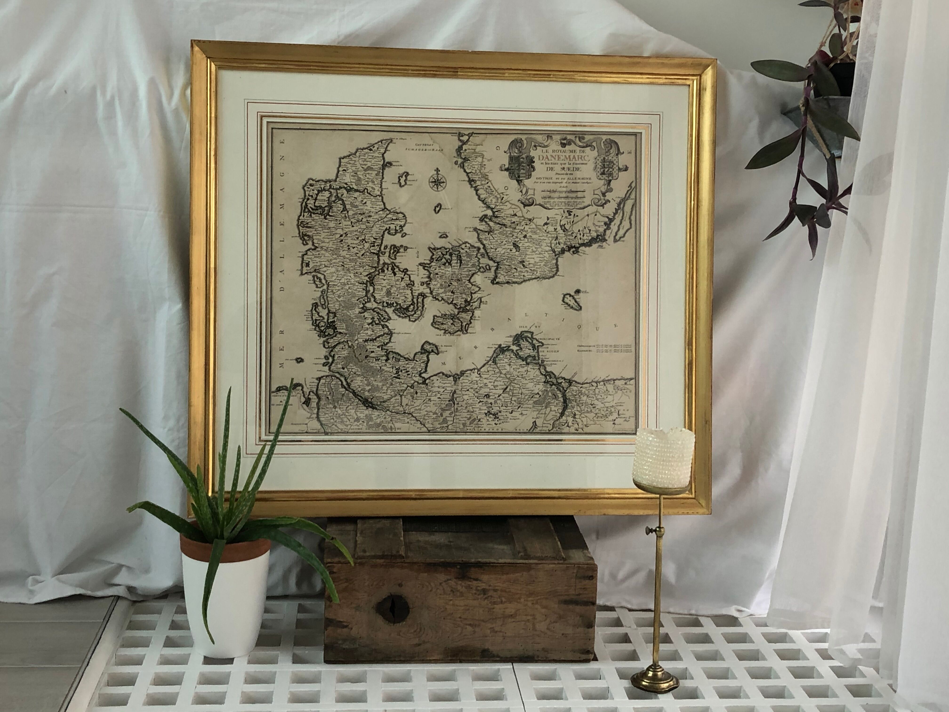 Ancient map endaded - Gothia and Germany -1713