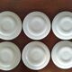 6 English dinner plates, Scandinavian decor