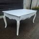 Louis XV style white painted coffee table
