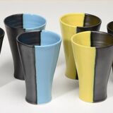 6 Vallauris cups