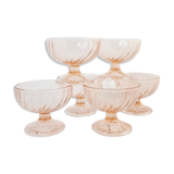 Set of 6 rosaline ice cups
