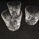 lot of 3 glass cup saint louis crystal massenet