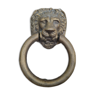 Bronze lion's head knocker