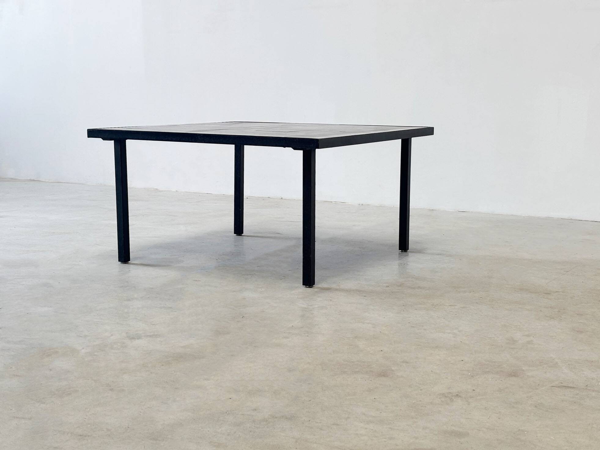 Belgian ceramic coffee table by Yves Rhayé