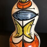 Large earthenware bottle by Roger Capron Vallauris