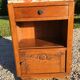 Art Deco oak bedside