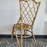 6 bamboo chairs from the 1960s