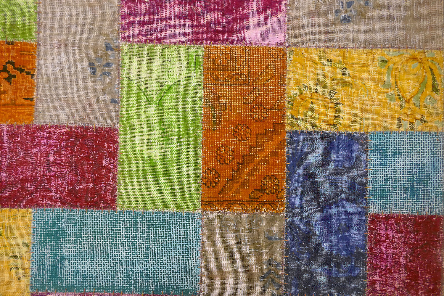 Oriental carpet "Patchwork" fine