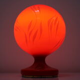 Table lampOsvetlovaci sklo Valasske Mezirici,1970