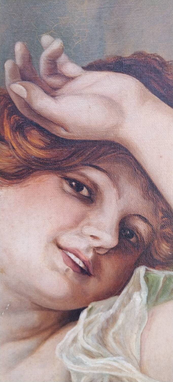 Art Nouveau woman portrait
