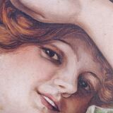 Art Nouveau woman portrait