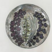 Assiette murale en céramique Rusha Handarbeit, années 1970, Allemagne