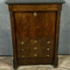 Secretary empire era in mahogany flamed around 1810