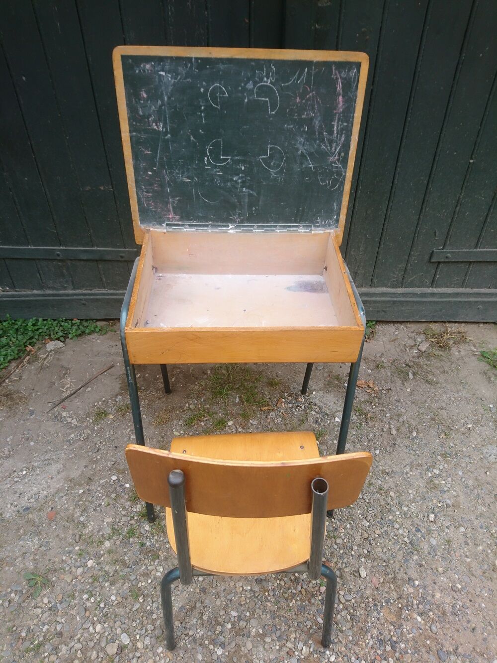 Pupitre 1 place + chaise