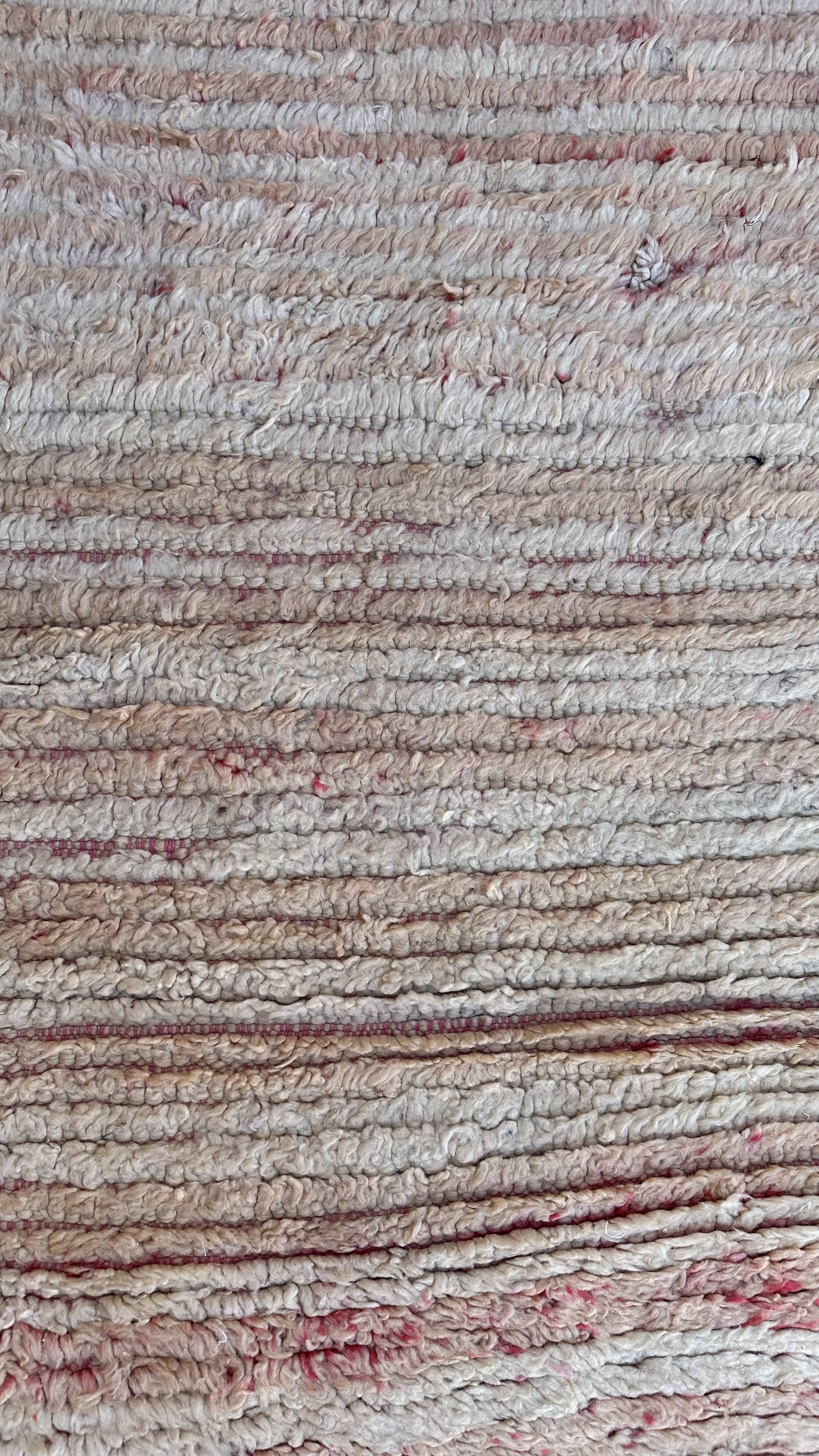 Moroccan rug Marmoucha beige - 89 x 186 cm