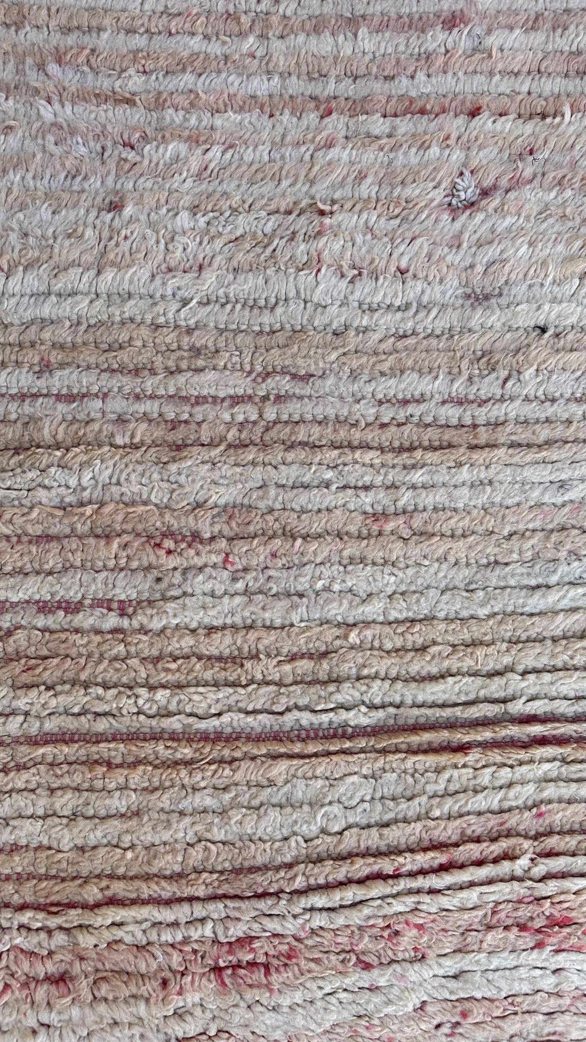 Tapis Marocain  Marmoucha beige - 89 x 186 cm