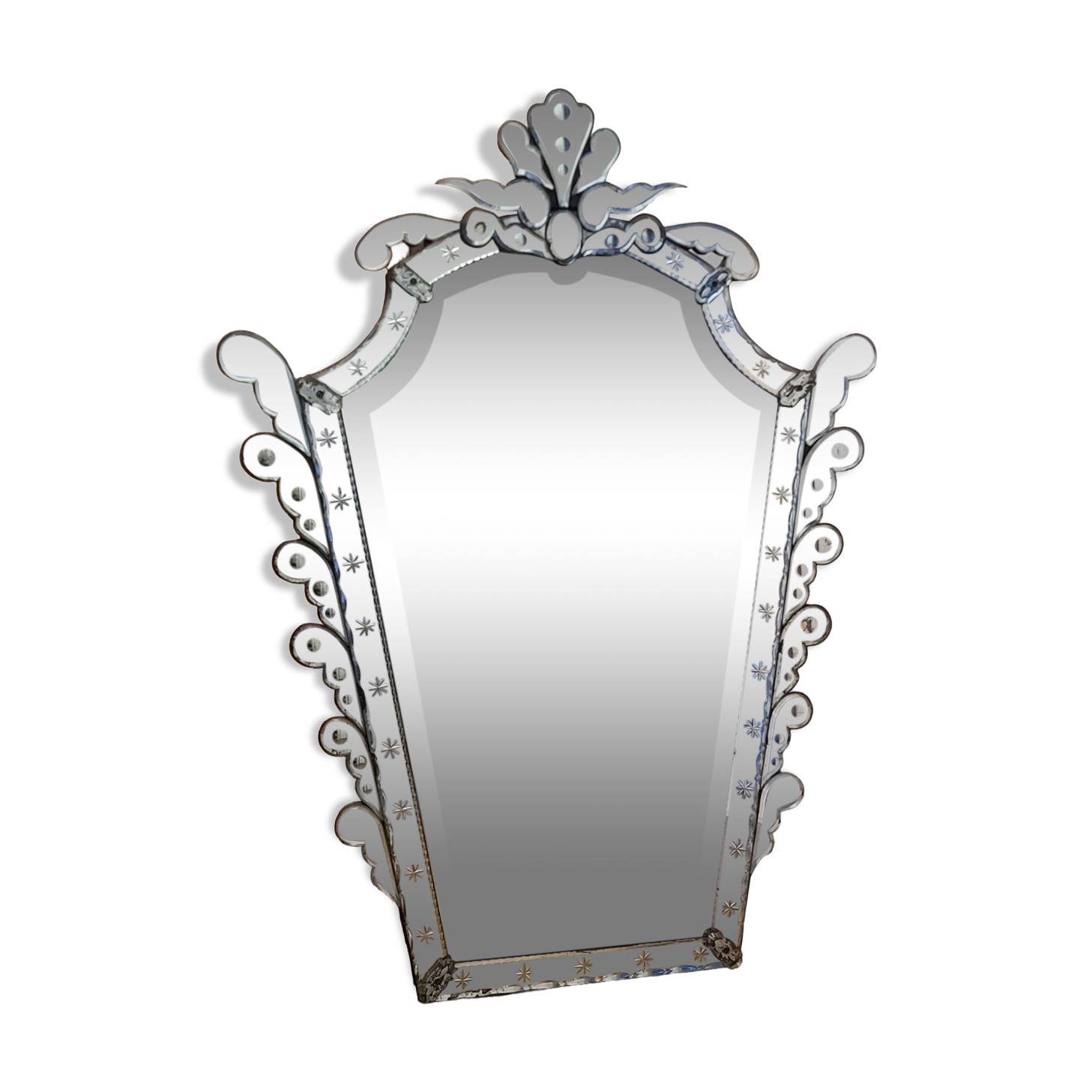 Miroir vénitien 1960, 105x80 cm