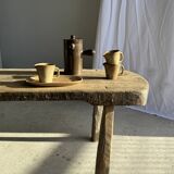 Set of 3 small jugs or milk pots in stoneware H8 D8.5