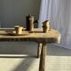 Set of 3 small jugs or milk pots in stoneware H8 D8.5