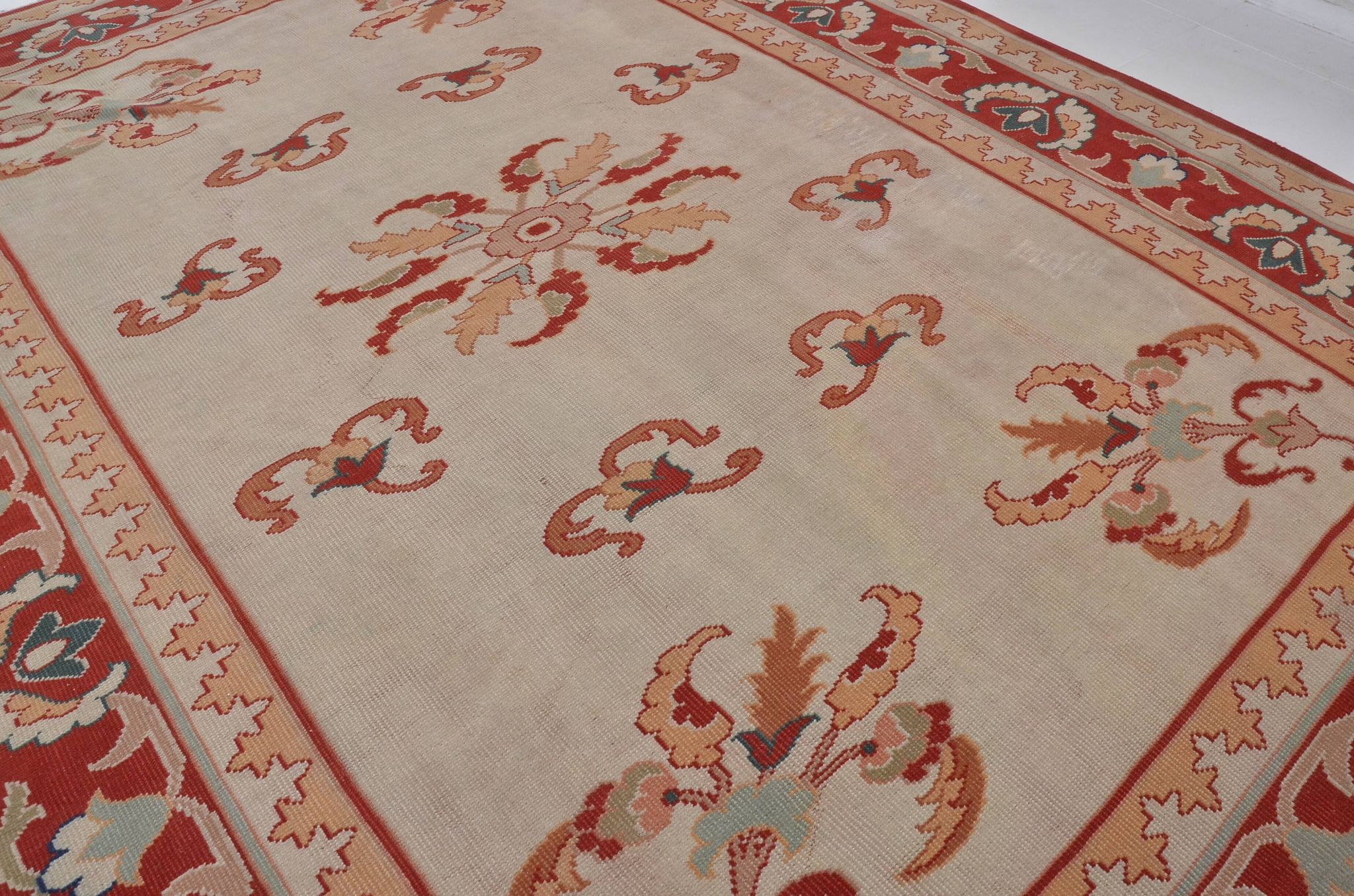 Oversize Hnadmade Floor Wool Rug c409