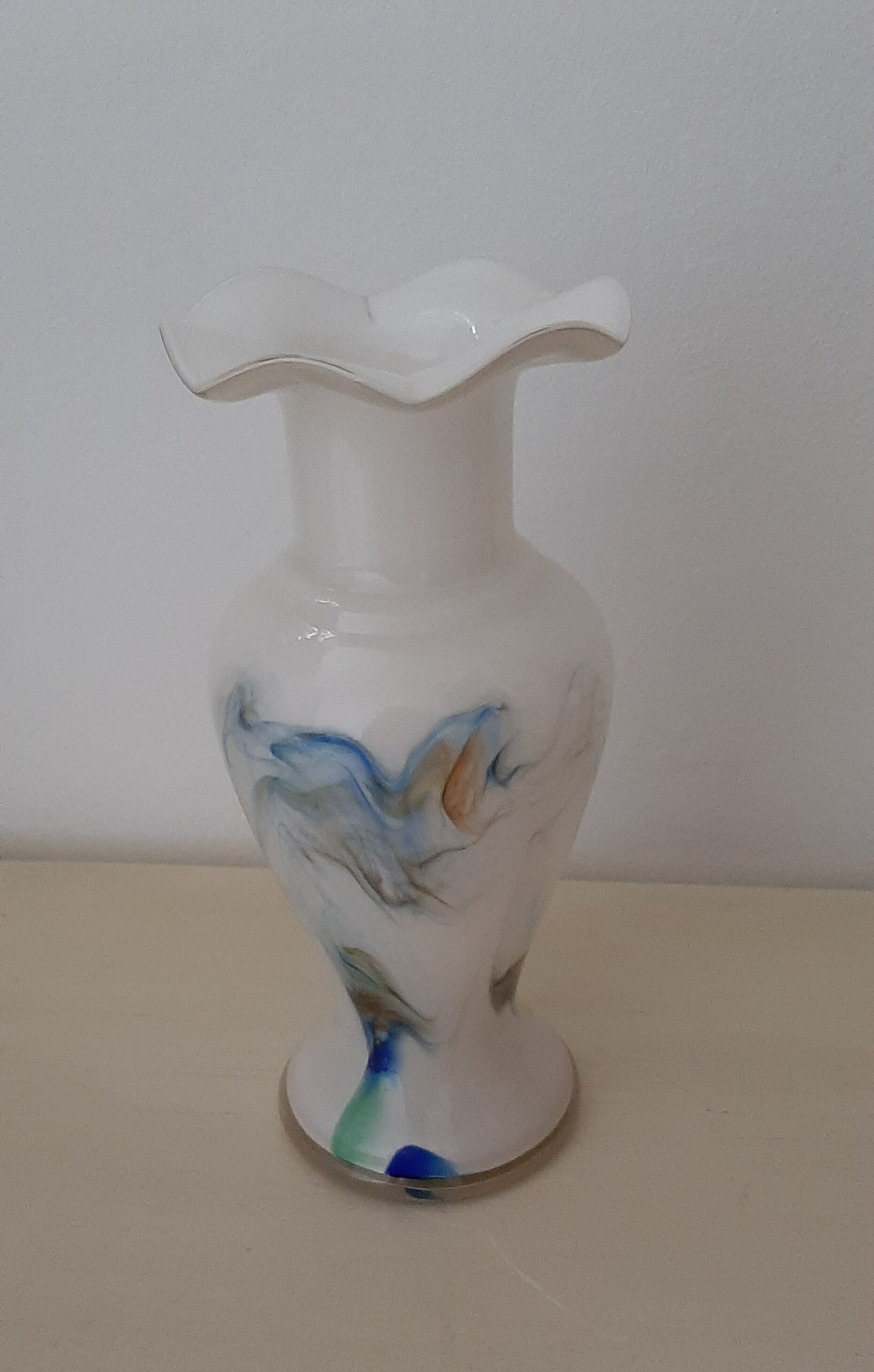 Blown glass vase
