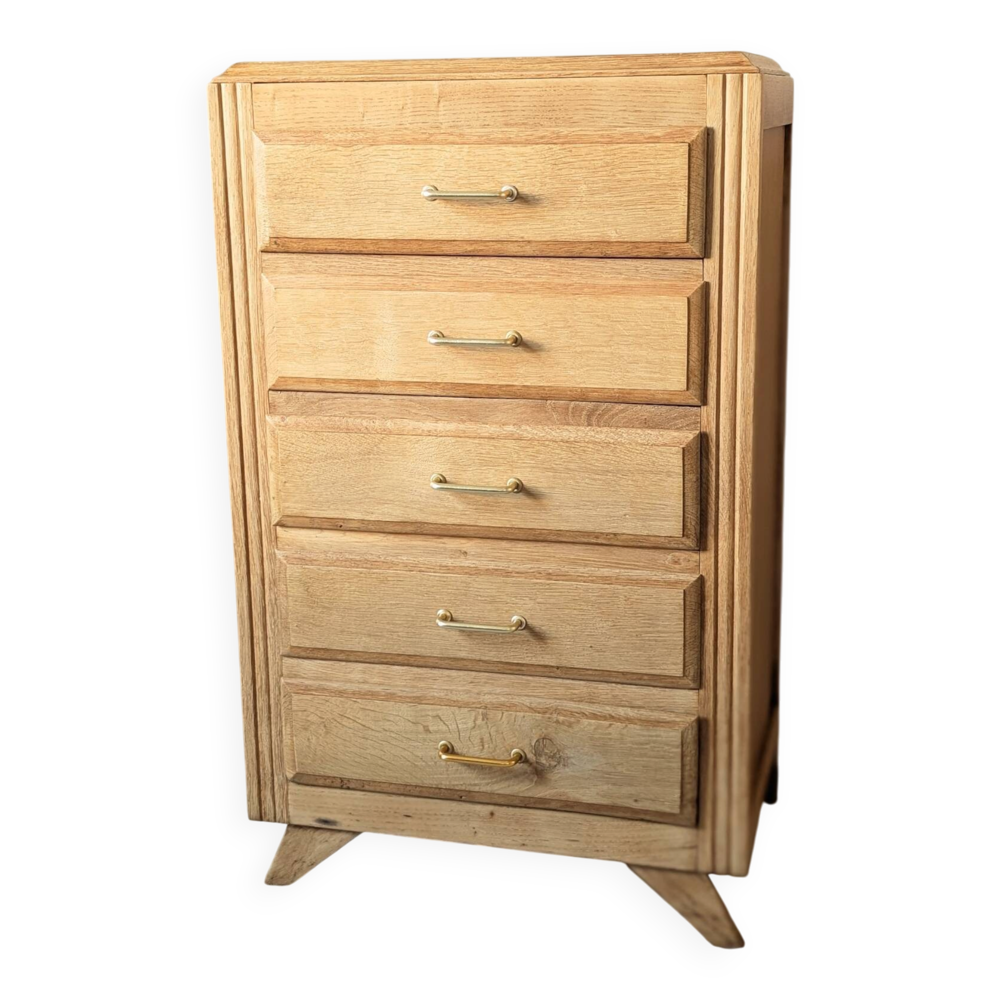 Chiffonnier vintage années 50 60 rénové pieds compas