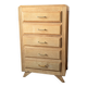 Chiffonnier vintage années 50 60 rénové pieds compas