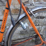 Old men's model racing bike