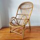 Rattan armchair 1950/60
