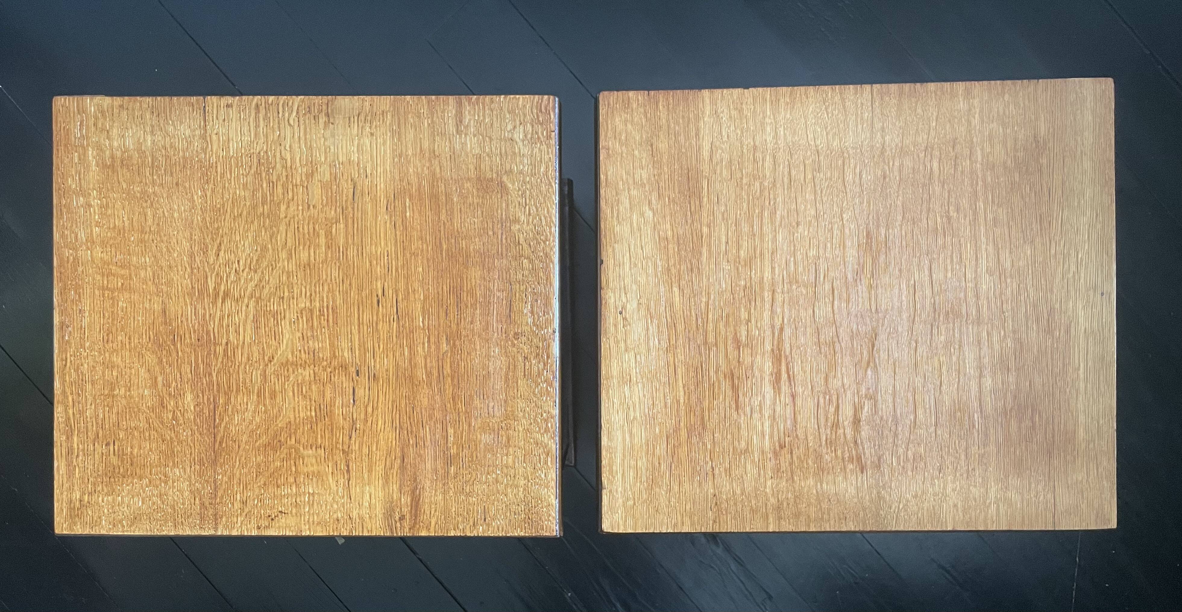 A pair of Art Deco bedside tables