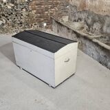Large rounded wooden trunk