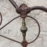 Wrought iron headboard
