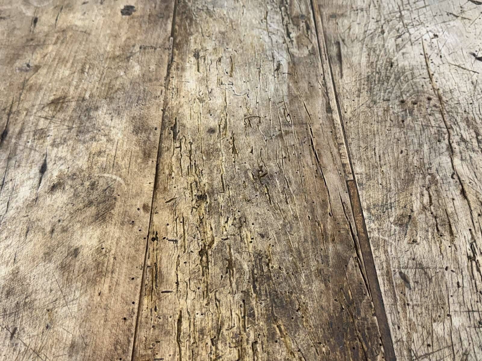 Table monastère en chêne brut XIXème