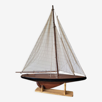 Maquette voilier bateau bois