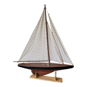 Model sailboat wooden boat